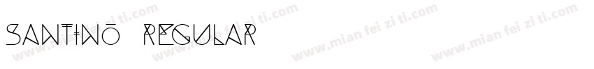 Santino Regular字体转换